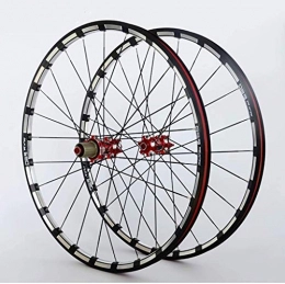 MGE Mountain Bike Wheel MGE Mountain Bike Wheels Bike Wheelset Double Wall Alloy Rim Carbon Core F2 R5 Palin Bearing Quick Release Disc Brake 9 10 11 Speed Bike Wheelset (Color : A, Size : 29inch)