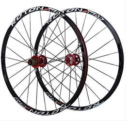 MGE Mountain Bike Wheel MGE Mountain Bike Wheelset, Bicycle Wheels Double Wall Alloy Rim Carbon Drum F2 R5 Palin Bearing Quick Release Disc Brake 24H 11 Speed Bike Wheel (Color : A, Size : 27.5inch)