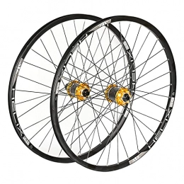 MGRH Spares MGRH Mountain Bike Wheelset 26 / 27.5 / 29 Inch Carbon Fiber Hub Bicycle Wheel Double Walled Aluminum Alloy Rim Bike Wheel 32H 8-11 Speed Cassette 26 Inch