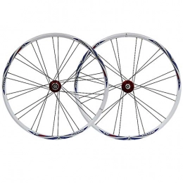 MNBV Mountain Bike Wheel MNBV 26 Bike Wheelset For Mountain Bicycle Front Rear Set Double-layer Rim Quick Release Disc Brake Hub Cycling Wheel For 7, 8, 9 Speed