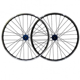 MNBV Mountain Bike Wheel MNBV 26 Inch Bicycle Wheels Set Mountain Bike Wheelset 32 Hole Disc Brake V Brake Dual Purpose Quick Release Double Layer Rim 7-8-9 Speed Wheel