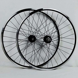 MNBV Spares MNBV 26 Inch Mountain Bike Wheel Set QR Double Wall Rim Cycling Bicycle Wheelset Disc / V Brake Hub For 7-11 Speed Cassette Front 2 Rear 4 Palin