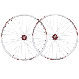 MNBV Spares MNBV 26 Inch Mountain Bike Wheelset Front 2 Rear 4 Palin Hub Aluminum Alloy Rim Quick Release Disc Brake Bicycle Wheel Set For 7 8 9 10 Speed