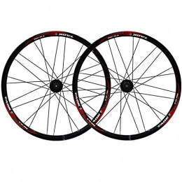 MNBV Spares MNBV Bike Wheelset 26-inch Mountain Wheel Set Bicycle Front Rear Double Layer Alloy Rim Disc Brake Hub Quick-release For 7 / 8 / 9 Speed