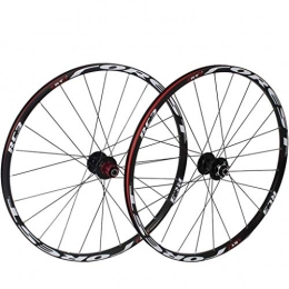 MNBV Spares MNBV Outdoor MTB Wheelset 26" for Mountain Bikes Front And Back Side Double-Walled Light Alloy Rims Bicycle Wheels Bearing QR 7-11 Speed ?Cassette Hub Wheel