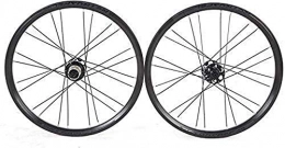 Mnjin Spares Mnjin Bike Wheel Tyres Spokes Rim 20 inch mountain bike wheelset, 24 hole double-walled rims hybrid quick release disc brake aluminum alloy bicycle wheels 8 / 9 / 10 / 11 speed