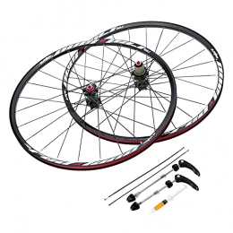 Montloxs Spares Montloxs 26'' 24H Disc Brake Bike Wheel Mountain Bicycle MTB Bike Wheelset Hubs Rim Front Rear