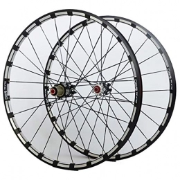 WCS Spares Mountain Bicycle Wheels set 26 inch 27.5 inch lightweight Bike Wheel Set 700c hybrid Bicycle Accessorie Alloy Hubs Wheelset 9-11 speed 24 Hole (Color : Black, Size : 27.5inch)