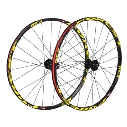 JAMCHE Mountain Bike Wheel Mountain Bicycle Wheelset 26 In 27.5 Inch, Double Wall Aluminum Alloy Cycling Wheels Disc Brake For 7 / 8 / 9 / 10 / 11 Speed