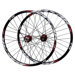 MGRH Spares Mountain Bicycle Wheelset 29 / 26 / 27.5 Inch Double Walled Aluminum Alloy MTB Rim Fast Release Disc Brake 32H 7-11 Speed Cassette