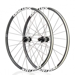 Mountain Bike Spares Mountain Bike 26 / 27.5 Inch Wheels, Classic MTB, Road Racing Alloy Wheels, NBK F2 / R4, 6Pawls 72click System, Suitable For Road Bikes, Racing (Black / white) (Size : 27.5")