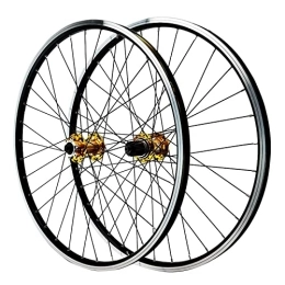 Rayblow Spares Mountain Bike 26" 8 / 9 / 10 / 11 / 12 Speed Double Wall Alloy Wheelset - Bicycle MTB Speed Road Bike Bicycle Hubs Tires Thread-on Freewheel Bolt-on Axle Front & Rear Inner Rim Width, 27.5