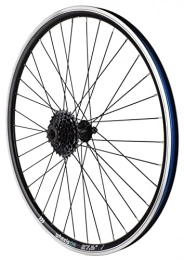 wheelsON Mountain Bike Wheel Mountain Bike 27.5 inch Rear Wheel + 7 speed Shimano Cassette CS-HG200-7 Black Rim Brake 36H