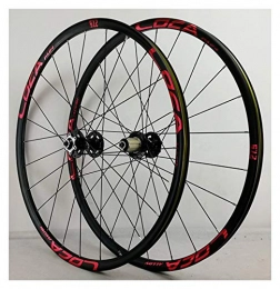 CHICTI Spares Mountain Bike Double Wall Wheelset 26" 27.5" 29" Alloy Wheel Rim Disc Brake 6 Pawl 120 Click Quick Release 4 Palin Bearing 7-12 Speed 24H (Color : B, Size : 26in)