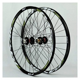 CHICTI Spares Mountain Bike Double Wall Wheelset 26 27.5 29 Inch MTB Wheelsets Rim With QR Disc Brake 7 / 8 / 9 / 10 / 11 Speed 4 Palin Bearing Hub 32H (Color : C, Size : 27.5in)