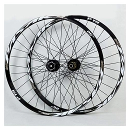 CHICTI Spares Mountain Bike MTB Bicycle 26 27.5 29in Double Wall Rims Hub Sealed Bearing Bike Wheels Disc Brake Barrel Shaft 7-11 Speed 32H (Color : D, Size : 27.5in)