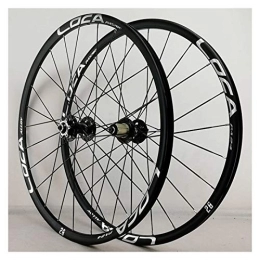 CHICTI Spares Mountain Bike MTB Bicycle Wheelset 26 27.5 Inch Double Layer Alloy Rim 7 8 9 10 11 12 Speed Palin Bearing Hub Quick Release 24H (Color : G, Size : 27.5in)