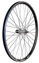 wheelsON Spares Mountain Bike Rear Wheel 26 Inch 8 / 9 / 10 speed Double Wall 36h Black with Silver Spokes and Hub Quick Release