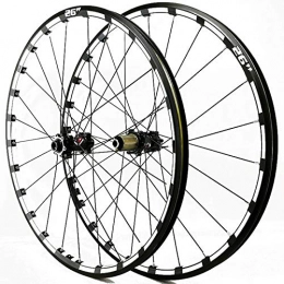 WangT Spares Mountain Bike Rims, Bicycle Rims Front Wheel Rear Wheel Lightweight Alloy Construction Easy To Install 24 Holes, Disc Brake Mounting Holes, B, 27.5
