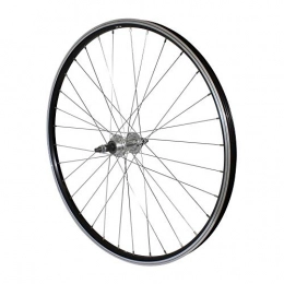 SELECTION P2R (Cycle) Spares Mountain Bike Wheel 26 Inch P2R Rear Aluminium Black Double Wall Medium Aluminium Freewheel 7-6 V Full Axis