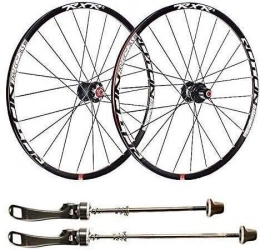 MIAO Spares Mountain Bike Wheel 29 Inch Bicycle Wheels Aluminum Alloy Double Wall Bicycle Wheels Quick Release Disc Brake 24 Holes 7 8 9 10 11 Speed
