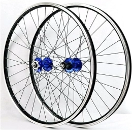 InLiMa Spares Mountain Bike Wheel Set 26 27.5 29 Inch Bicycle Rim V / disc Brake Wheel Set Quick Release Hub 32 Holes (Color : Multi-colored, Size : 26'')
