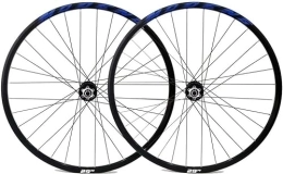 HAENJA Spares Mountain Bike Wheel Set 26 "27.5" 29 "rim Disc Brake Wheel Quick Release Bicycle Wheel Set 32H Hub 7 8 9 10 11 12 13 Speed Wheelsets (Color : Blue, Size : 29'')