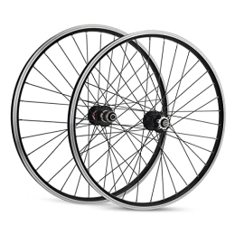 KANGXYSQ Mountain Bike Wheel Mountain Bike Wheel Set Bicycle Wheelset Front Rear Cycling Wheels 26inch Aluminum Alloy Rim Disc Brake V Brake Quick Release