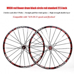 ASUD Mountain Bike Wheel Mountain bike wheel set, Silver Alloy Front Wheel Palin wheel Complete set of drums modified 120(26 Inch)
