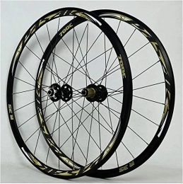 YANHAO Spares Mountain Bike Wheel Set, V-shaped Brake / disc Brake Quick Disassembly 24 Hole, 700C Racing Road Bike 11 Speed