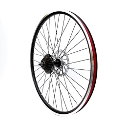 LRBBH Mountain Bike Wheel Mountain Bike Wheels Aluminium Alloy Double Wall Rim Front Wheel Rear Wheel Disc Brake Rotary Disc Freewheel Effortless / 26 inches / Rear Wheel