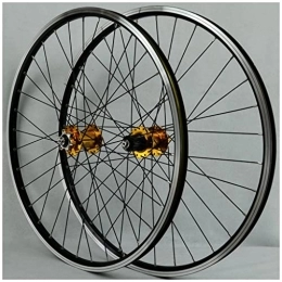 VPPV Mountain Bike Wheel Mountain Bike Wheels V Brake 26 / 27.5 / 29 Inch Double Wall Aluminum Alloy Hybrid / MTB Rim Wheelset for 7 / 8 / 9 / 10 / 11 Speed Disc Brake (Size : 26 INCH)