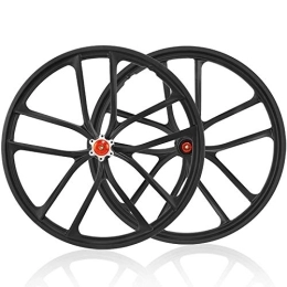 KANGXYSQ Spares Mountain Bike Wheelset, 20 Inch Bicycle Wheels Magnesium Alloy Integrated Cassette Wheel Set Disc Brake Universal Six-nail 44mm
