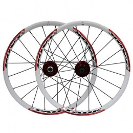 AIFCX Mountain Bike Wheel Mountain Bike Wheelset, 20inch foldBicycle Wheel, Aluminum Alloy Disc-Brake Cycling Rim Wheel Fast Release Front Wheel Rear Wheel 7 8 9 Speed 20H, A-Wheel size: 20 inches