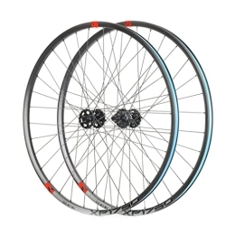 HSQMA Mountain Bike Wheel Mountain Bike Wheelset 26 / 27.5 / 29" Disc Brake MTB Quick Release Wheels Rim 32H Hub For 11 / 12 Speed 1670g (Color : Red, Size : 27.5inch)