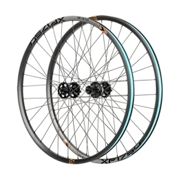 HSQMA Mountain Bike Wheel Mountain Bike Wheelset 26 / 27.5 / 29" Disc Brake MTB Quick Release Wheels Rim 32H Hub For 8 / 9 / 10 / 11 Speed Cassette Flywheel 1630g (Color : Red, Size : 26inch)