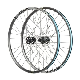 HSQMA Mountain Bike Wheel Mountain Bike Wheelset 26 / 27.5 / 29" Disc Brake MTB Quick Release Wheels Rim 32H Hub For 8 / 9 / 10 / 11 Speed Cassette Flywheel 1630g (Color : White, Size : 27.5inch)