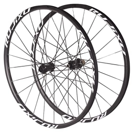 KANGXYSQ Spares Mountain Bike Wheelset 26 27.5 29 Inch Aluminum Alloy Rim 24H Disc Brake MTB Wheelset Front Rear Wheels Fit 8-11 Speed (Color : Black, Size : 27 INCH)