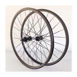 ZFF Spares Mountain Bike Wheelset 26 / 27.5 / 29 Inch Aluminum Alloy Rim Disc Brake MTB Wheelset Thru Axle Front Rear Wheels Micro Spline 12 Speed 24 Holes Bike Wheels (Color : Svart, Size : 29'')
