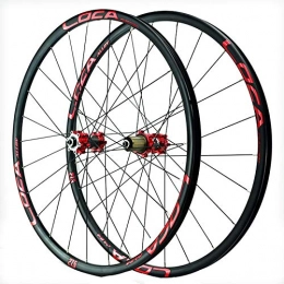 CHICTI Spares Mountain Bike Wheelset 26 / 27.5 / 29 Inch Disc Brake 24 Spoke 8-12speed Cassette Flywheel QR Sealed Bearing Hubs 1850g (Color : E, Size : 27.5in)