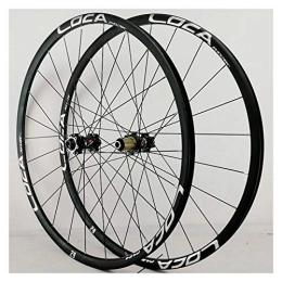CHICTI Spares Mountain Bike Wheelset 26 / 27.5 / 29 Inch Disc Brake Bicycle Wheel Alloy Rim MTB 8-12 Speed With Straight Pull Hub 24 Holes (Color : C, Size : 26in)