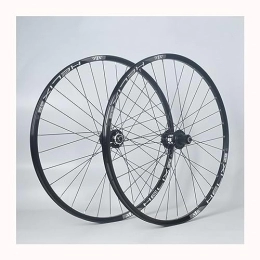 OMDHATU Spares Mountain Bike Wheelset 26 / 27.5 / 29 Inch Disc Brake Sealed Bearing Hubs Support 8-9-10-11 Speed Cassette Quick Release Wheel Set Front / Rear Wheel 32H (Color : Black, Size : 27.5inch)