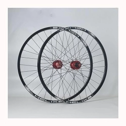 OMDHATU Mountain Bike Wheel Mountain Bike Wheelset 26 / 27.5 / 29 Inch Disc Brake Sealed Bearing Hubs Support 8-9-10-11 Speed Cassette Quick Release Wheel Set Front / Rear Wheel 32H (Color : Red, Size : 27.5inch)