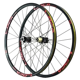 KANGXYSQ Spares Mountain Bike Wheelset 26 27.5 29 Inch Front Rear Bike Wheel Aluminum Alloy Rim Disc Brake MTB Bike For 8-12 Speed (Color : Black hub, Size : 27.5 inch)