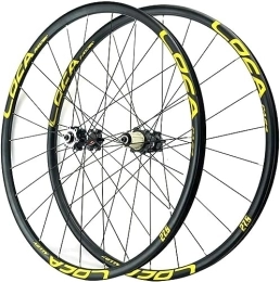 FOXZY Mountain Bike Wheel Mountain Bike Wheelset 26 27.5 29 Inch Mountain Bike Rims Bicycle Wheelset Quick Release Hubs 7 / 8 / 9 / 10 / 11 / 12 Variable Speed (Color : Gold, Size : 29'')