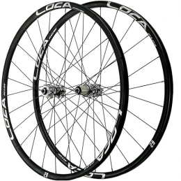 FOXZY Spares Mountain Bike Wheelset 26 / 27.5 / 29 Inch Mountain Bike Wheel Rims Bicycle Wheelset Quick Release 24H 7 8 9 10 11 12 Speed (Color : Silver, Size : 27.5'')