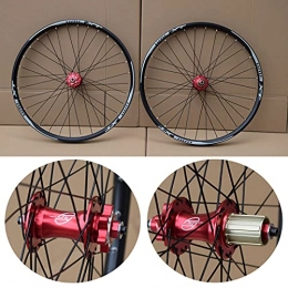 MGRH Spares Mountain Bike Wheelset 26 / 27.5 / 29 Inch MTB Bicycle Wheels (front + Rear) Double Walled Aluminum Alloy MTB Rim Fast Release Disc Brake 32H 7-11 Speed 29 inch