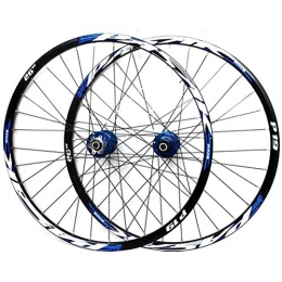 CHICTI Spares Mountain Bike Wheelset 26 / 27.5 / 29 Inch MTB Double Wall Alloy Rims Disc Brake QR Fiywheel Hubs Sealed Bearing 7-11 Speed 32H (Color : D, Size : 29in)
