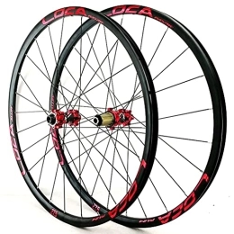 KANGXYSQ Mountain Bike Wheel Mountain Bike Wheelset 26 / 27.5 / 29 Inch Thru-axle Disc Brake Aluminum Alloy Bicycle Wheels 24 Holes For 7 / 8 / 9 / 10 / 11 / 12 Speed Cassette 1600g (Color : D, Size : 27.5inch)