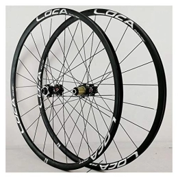 CHICTI Mountain Bike Wheel Mountain Bike Wheelset 26 / 27.5 / 29 Inches Aluminum Alloy Disc Brake 6 Pawl Cycling Bicycle Wheels Straight Pull 24 Hole Rim 8-12 Speed (Color : C, Size : 26in)